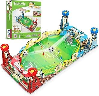 Smartivity DIY Mini Football, Soccer Table Stem Educational Fun Miniature Game Toys For Age 8 To 14, Toy For Boys & Girls 8-10-12-14, Science Toy, Educational Based Activity Game, Made In India