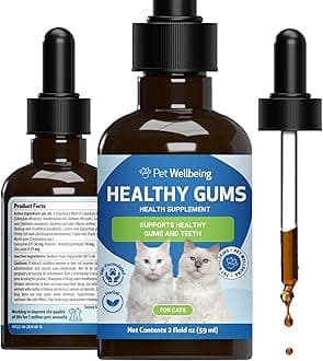 Healthy Gums For Cats - Natural Support For Periodontal Health In Felines - 2Oz (59Ml)