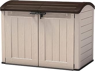 Keter Store It Out Ultra Outdoor Garden Storage Shed, 177 x 113 x 134 cm - Beige and Brown