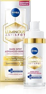 NIVEA LUMINOUS 630 Anti Dark-Spot Advanced Treatment Face Serum (30ml), Dark Spot Corrector Facial Serum, Lightweight Face Moisturiser Dark-Spot Treatment with Hyaluronic Acid