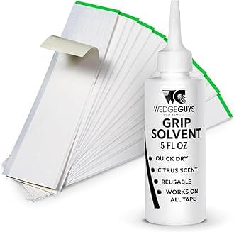 Wedge Guys Golf Grip Tape Kits For Regripping Clubs - Professional Quality Options Include Hook Blade, 15 Or 30 Kit Strips, 5 8 Oz Solvent & Rubber Vise Clamp