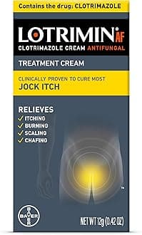 AF Jock Itch, Jock Itch, and Athlete's Foot Cream, 0.42 Ounce (Pack of 1) (Packaging May Vary)