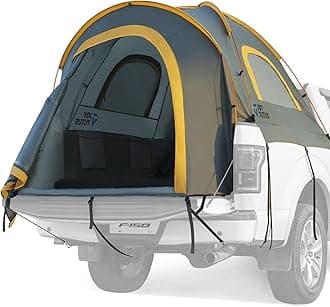 JoyTutus Pickup Truck Tent, Waterproof PU2000mm Double Layer for 2 Person, Portable Truck Bed Tent, 5.5'-6' Camping Preferred