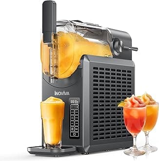 Slushie Machine, No Ice Needed, INOVIVA 68 oz Frozen Drink Maker for Home with Self-Cleaning, 5 Preset Programs, Frozen Margaritas, Frappés, Milkshake, and More, (2025 Version)