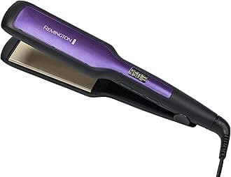 1 3/4" Flat Iron, Hair Straightener with Anti-Static Technology, 30-Second Heat Up & 60 Minute Auto Shut-Off, 30% Longer Ceramic Floating Plates, Titanium + Ceramic Coating