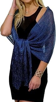 ShineGlitz Shawls and Wraps for Evening Dresses, Womens Shawls and Wraps, Dressy Shawls and Wraps for Evening Wear