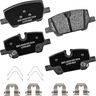 Premium SBC2308 Ceramic Rear Brake Pads for Buick Encore GX 2023-2020, Chevrolet Trailblazer 2023-2021