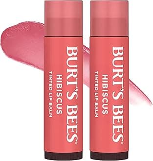 Tinted Lip Balm, Hibiscus, 0.15 Ounce, 2 Count by Burt's Bees