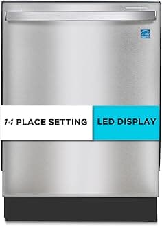 24" Designer Series Built-In Dishwasher, 14-Place Setting Capacity with Stainless Steel Tub, Dish Washer with 6 Wash Programs, Low Noise, ENERGY STAR Certified, BDW500MHS