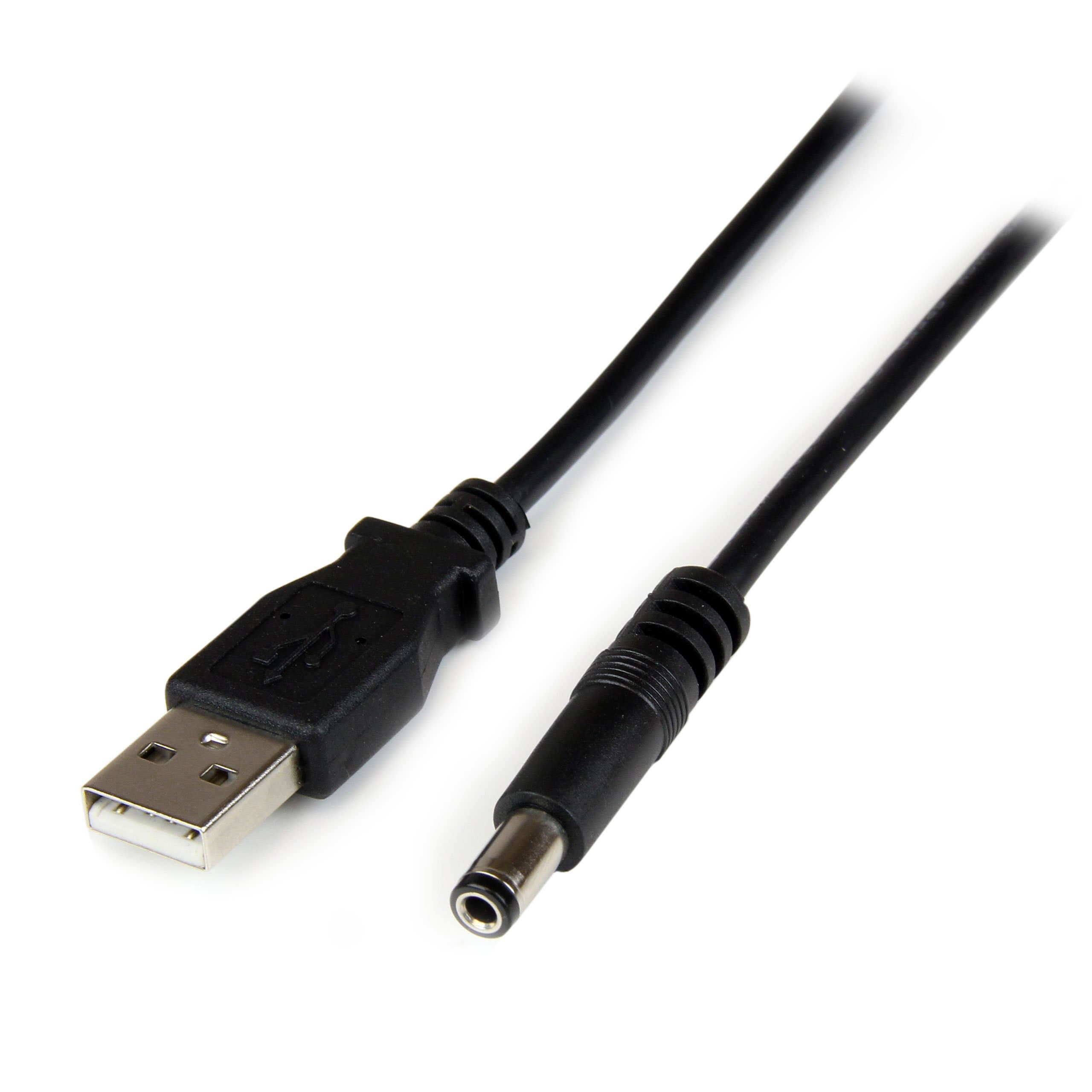 1m USB A - 5.5mm DC