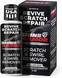 SHINE ARMOR Car Scratch Remover Repair Protection & Swirl Remover Polish 4oz