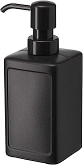 IKEA Soap Dispenser for Bathroom, Kitchen Sink, Black, 450 ml (15 oz). Rinnig(Polyethylene Plastic)