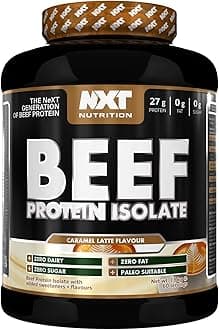 NXT Beef Protein Isolate Caramel Latte 1.8kg 60 Servings