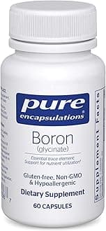 - Boron (Glycinate) - Hypoallergenic Supplement for Healthy Nutrient and Hormone Utilisation - 60 Capsules
