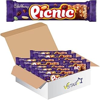 VSTAR All Chocolate Bars Collection (Picnic Bar 48.4g, Full Box)
