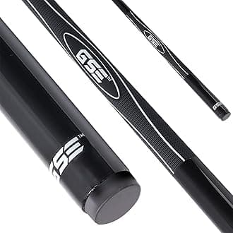 GSE Games & Sports Expert 58" 2-Piece Fiberglass Graphite Composite Billiard Pool Cue Sticks (Several Colors Available, Weight from 18oz, 19oz, 20oz, 21oz)