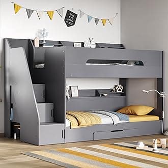 Flair Slick Staircase Bunk Bed with Storage