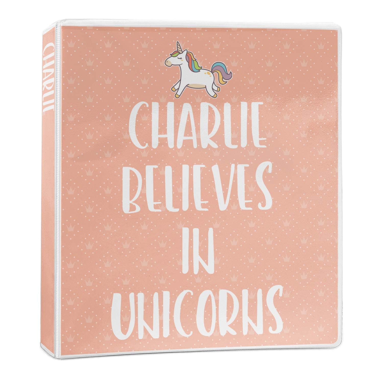 Unicorns 3-Ring Binder - 1 inch (Personalized)