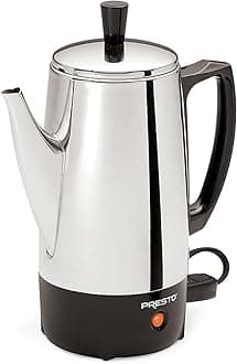 Presto 02822 6-Cup Stainless-Steel Coffee Percolator