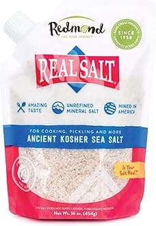 Real Sea Salt - Natural Unrefined Gluten Free Kosher, 16 Ounce Pouch (1 Pack)