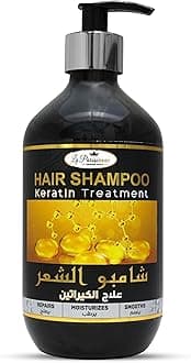 ECOLYTE+ Shampoo, La Parisienne Premium Luxury, For Hairfall, Dandruff and Frizzy Hair, Nourishes, Repair & Shine, Long and Lifeless Hair, Paraben Free - (Keratin Treatment, 500 ml)