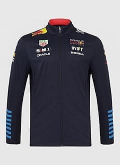 Red Bull Oracle Racing - Replica Softshell Jacket - Water-Repellent, Logos via Heat Transfer - Unisex - Size XS - Blue/Red