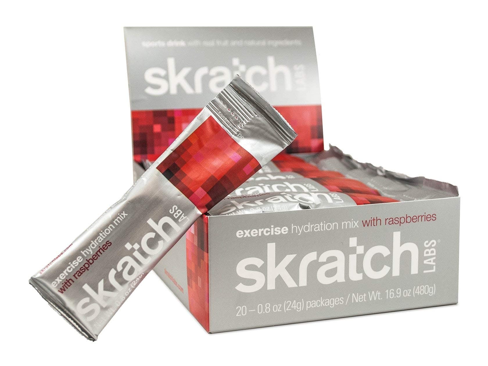 Skratch Labs Exercise Single Serving 20 Pack, Raspberries