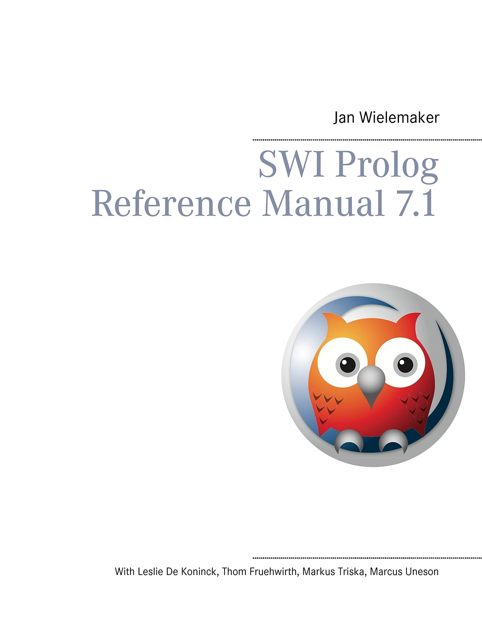 SWI Prolog Reference Manual 7.1