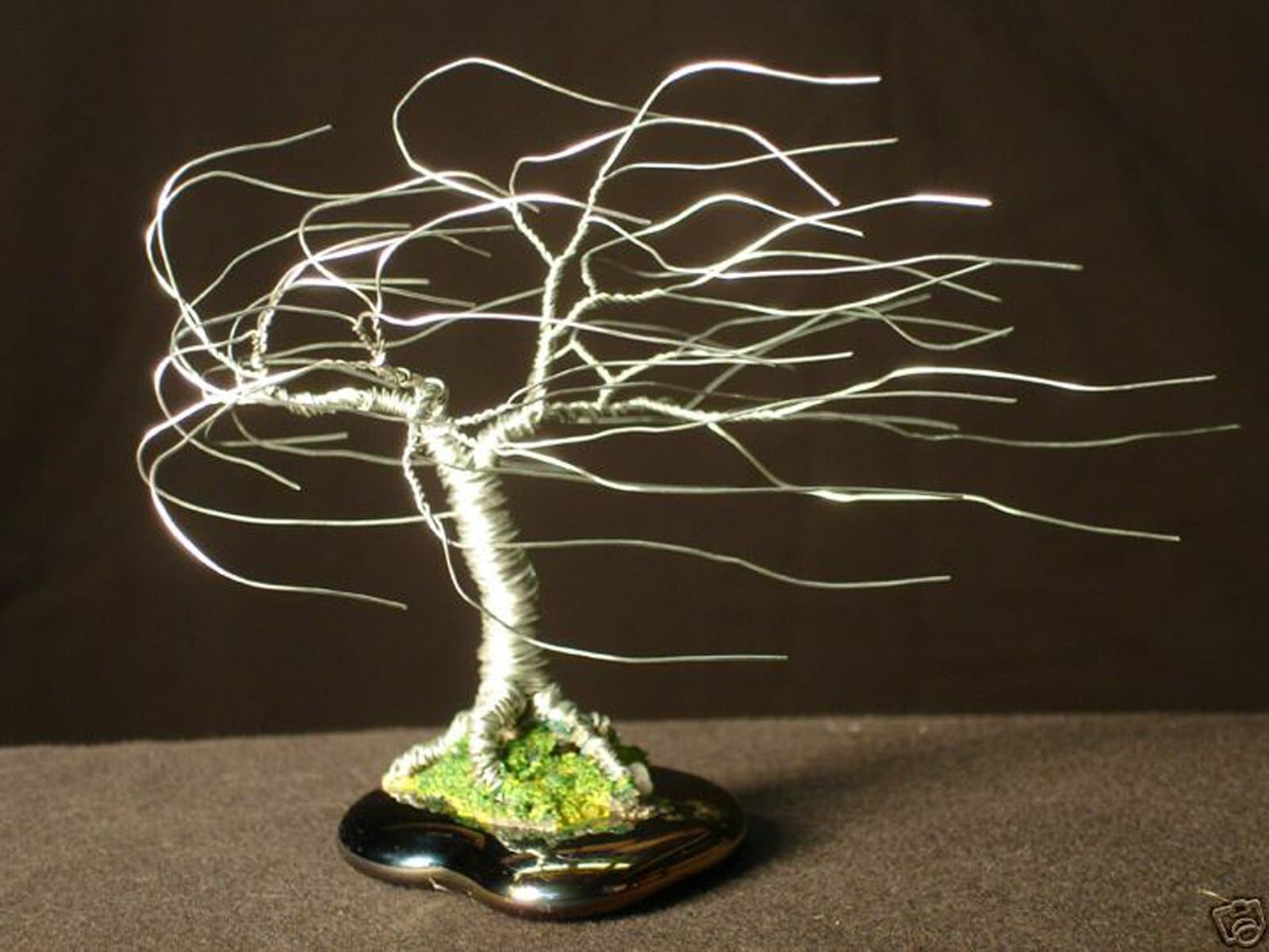 Wind Swept Wire Tree Sculpture