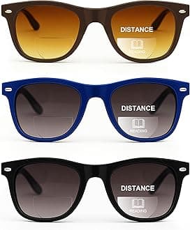 XL Oversize Bifocal Reading Sunglasses for Men/Women – Gradient Tinted Sun Readers for Big Head