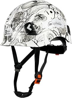 CR06X Industrial Safety Helmet ABS Hard Hat Vented Hardhats Carbon Fiber Pattern Construction Work Head Protection for Men Certified ANSI/ISEA Z89.1