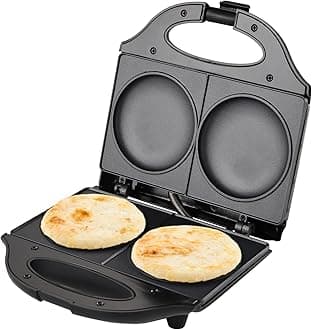 AR260SB 2-Serving Arepa Maker, Silver