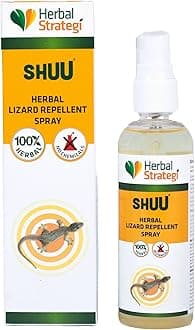 STRATEGI Herbal Lizard Repellent Spray| Made with Citronella, Lemongrass, Cedarwood & Neem| Irritant-Free, Chemical-Free |Baby-Safe, Skin-Safe, Plant-Safe | 100ml