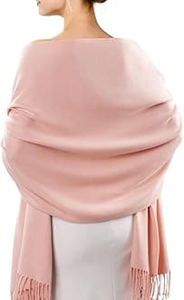 FURTALK Pashmina Shawl Wraps Cashmere Feel Blanket Scarves Fashion Scarf for Women Evening Wedding Bridesmaid Gifts