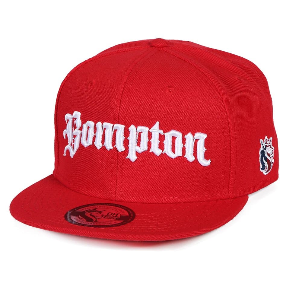 Men's Bompton Snapback Hat (Red)