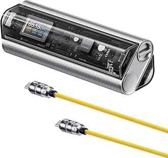 RedMagic Power Bank, 140W 20,000mAh/72Wh Laptop Portable Charger with Smart Digital Display, 165W Total Output Camping Large Battery Pack for Samsung, iPhone 16/15 Series, Steam Deck, MacBook Pro/Air