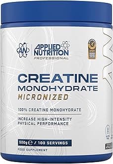 Creatine Monohydrate Powder 500g – 100% Micronized Creatine – 5g per Serving – Unflavoured – Supports High-Intensity Performance – 100 Servings