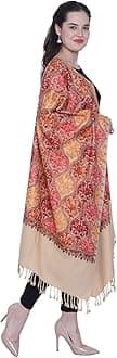 Women's Kashmiri Aari Embroidered Wool Stole