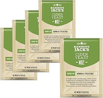 Mangrove Jack 5X Yeast Cider M02 Craft Series Yeast 9g Treats 23L