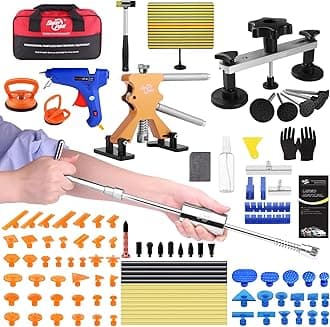 Super PDR 52pcs PDR kits Auto Car Body Paintless Dent Repair Removal Tools Kit for Automobile Body Washing Machine Motorcycle Refrigerator