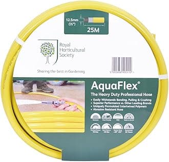 RHS AquaFlex 25m Garden Hose (1/2)