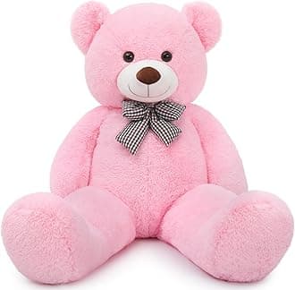 Giant Teddy Bear Big Stuffed Animals Plush Toy for Girls Children Girlfriend Valentine's Day 47 inch Large Bear