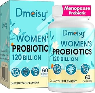 Menopause Supplements for Women, 120 Billion CFU Probiotic, 13-in-1 Herbs Probiotics Complex, for Menopause Relief, Hormone Balance, Hot Flashes, Night Sweats, Mood Swings, Gut & Immunity - 60 Capsule