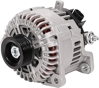 New Alternator Fit for Nissan Armada Xterra 2007-2015, Frontier 2008-2019, Pathfinder 2008-2012, Titan 2008-2015, INFINITI QX56 2008-2010, 4.0L 5.6L - Replace 11256N 12V 130A 7-Groove Pulley