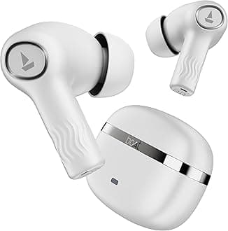 boAt Nirvana Ion, 120HRS Battery, Crystal Bionic Sound w/Dual EQ Modes, 4Mics ENx, App Support, Low Latency, IPX4, v.5.2 Bluetooth TWS in Ear Earbuds Wireless Earphones with mic (Ivory White)