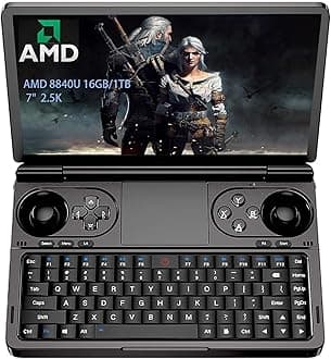 GPD Win Mini 2025 ハンドヘルドゲームコンソール、7インチ タッチスクリーン ゲーミングPC ミニノートパソコン ゲームパッド UMPC Win11 [AMD Ryzen 7 8840U 16GB RAM/1TB M.2 NVMe SSD]