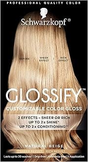 Schwarzkopf Glossify Customizable Color Gloss, Natural Beige