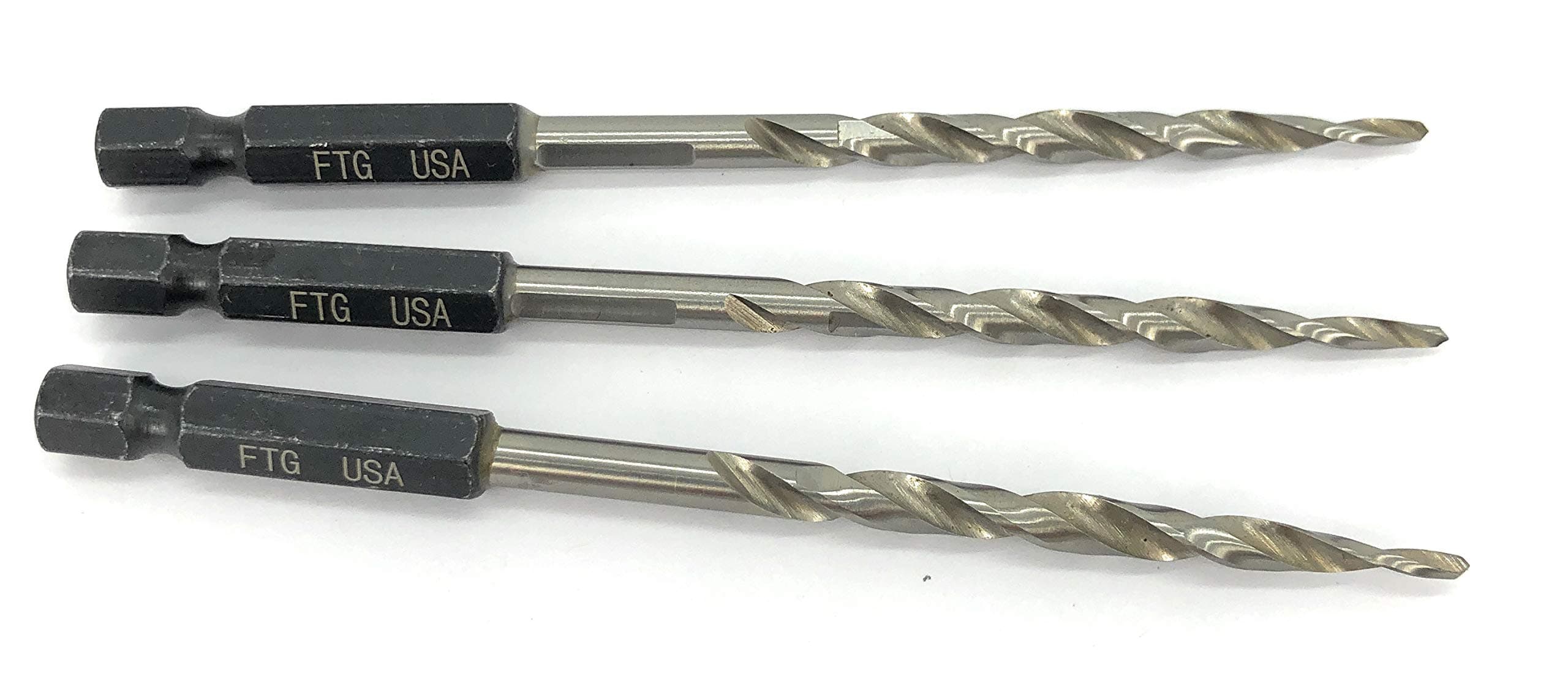 FTG USAImproved FTG 2330 Value Pack 3 Pcs Same Size #8 (11/64") Replacement Countersink Drill Bit Only