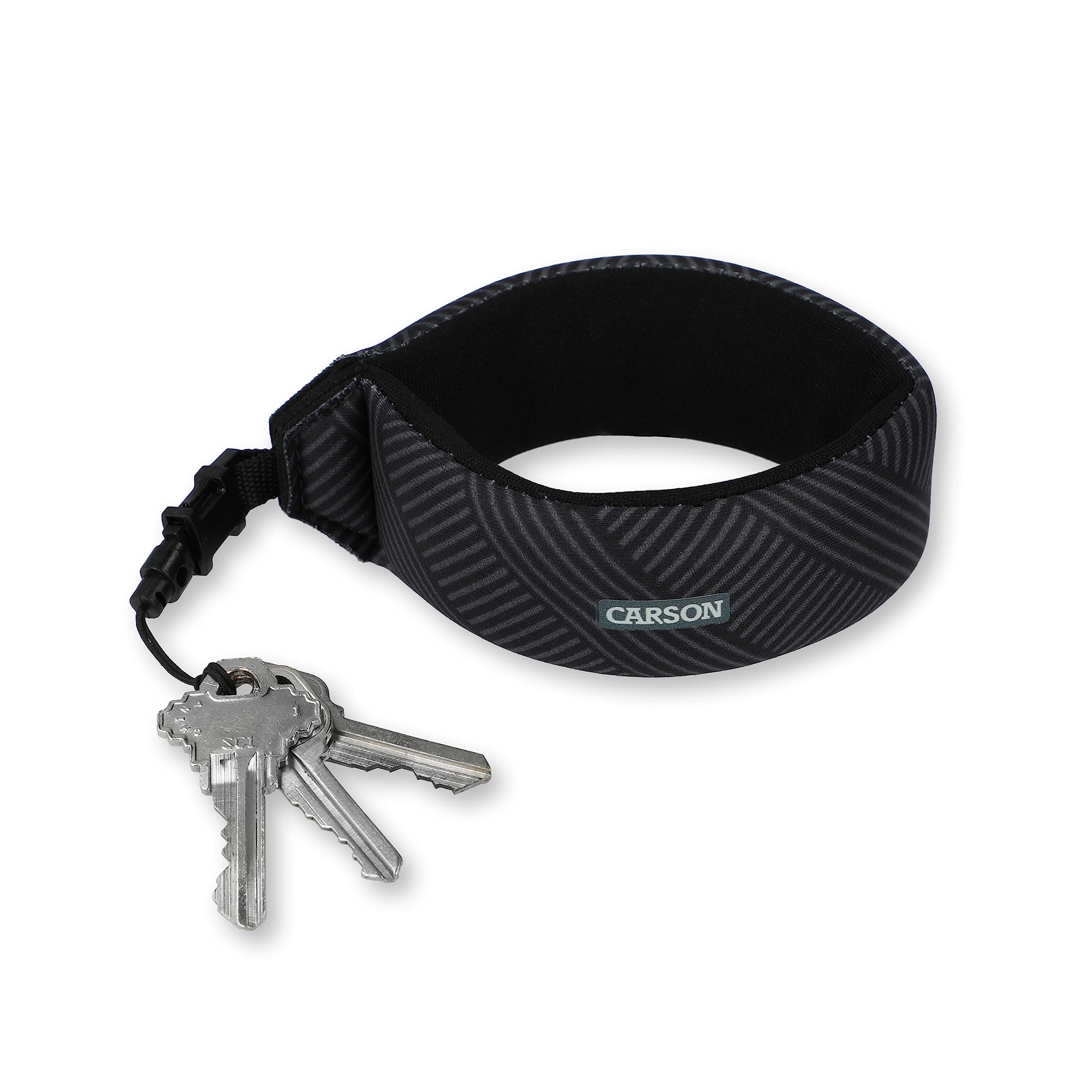 Carson Floating Wrist Strap with Lightweight Foam-Core Technology - Graphite (FA-20 (01))