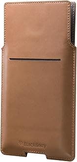 Leather Pocket for BlackBerry Priv - Brown